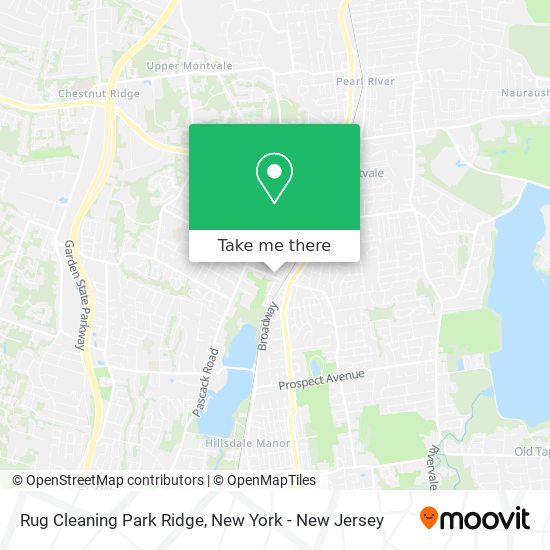 Rug Cleaning Park Ridge map