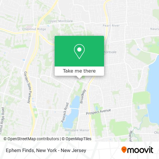 Ephem Finds map