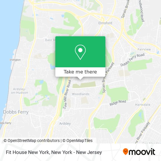 Fit House New York map