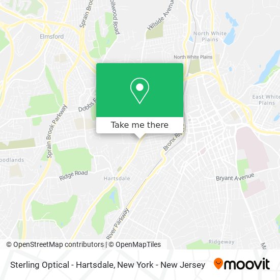 Sterling Optical - Hartsdale map