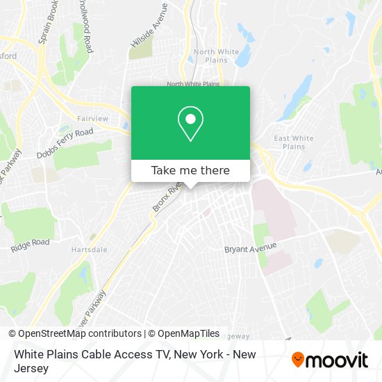 White Plains Cable Access TV map