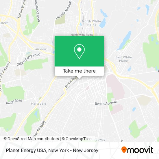 Planet Energy USA map