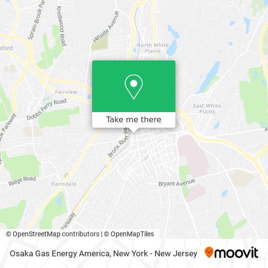 Osaka Gas Energy America map