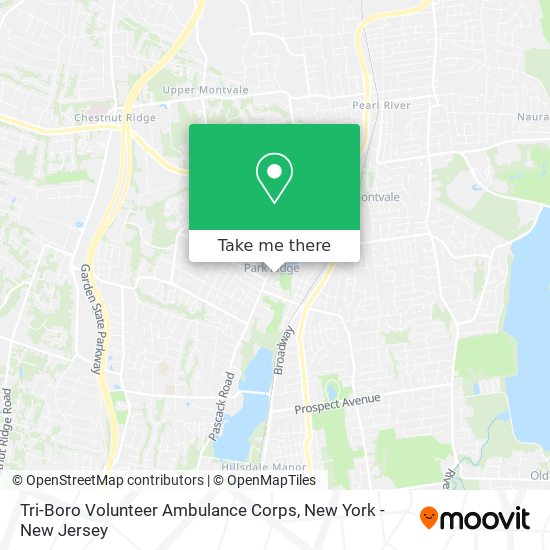 Tri-Boro Volunteer Ambulance Corps map