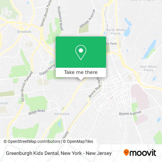 Mapa de Greenburgh Kids Dental