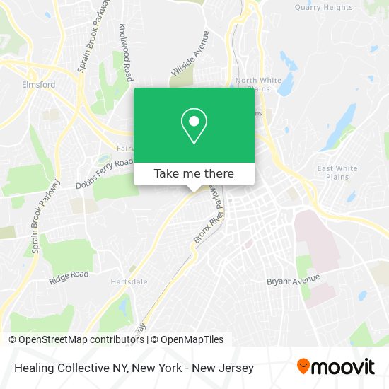 Healing Collective NY map
