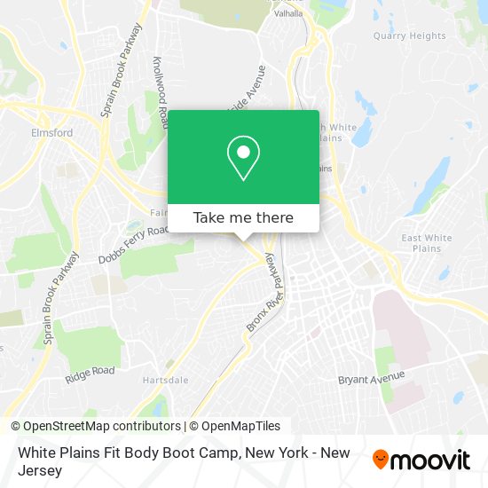 White Plains Fit Body Boot Camp map