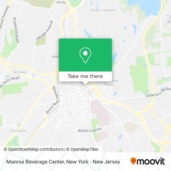 Manroe Beverage Center map