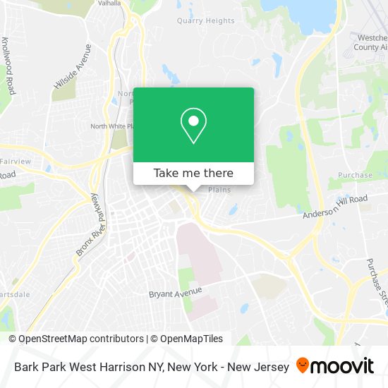 Mapa de Bark Park West Harrison NY