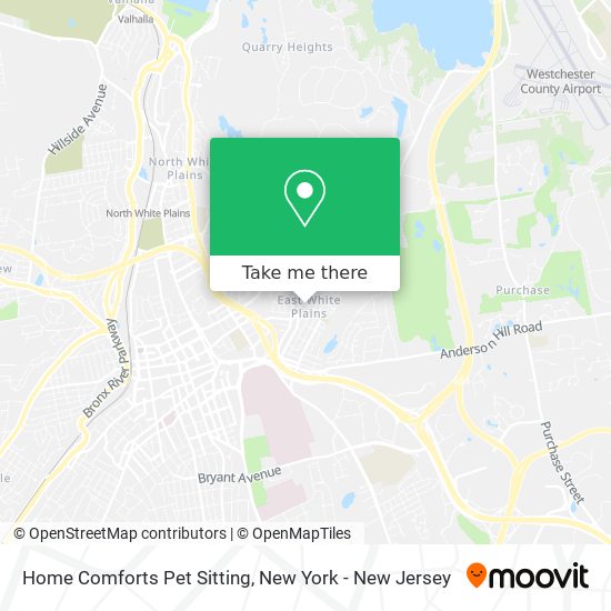 Home Comforts Pet Sitting map