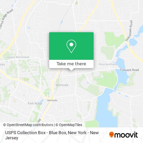 USPS Collection Box - Blue Box map