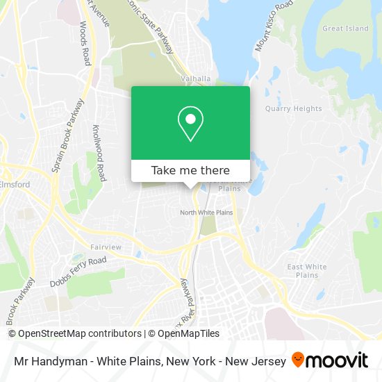 Mr Handyman - White Plains map