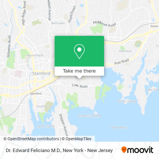 Dr. Edward Feliciano M.D. map