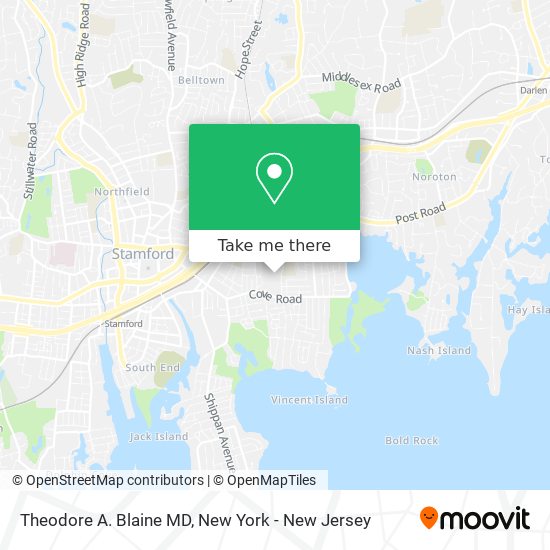 Theodore A. Blaine MD map