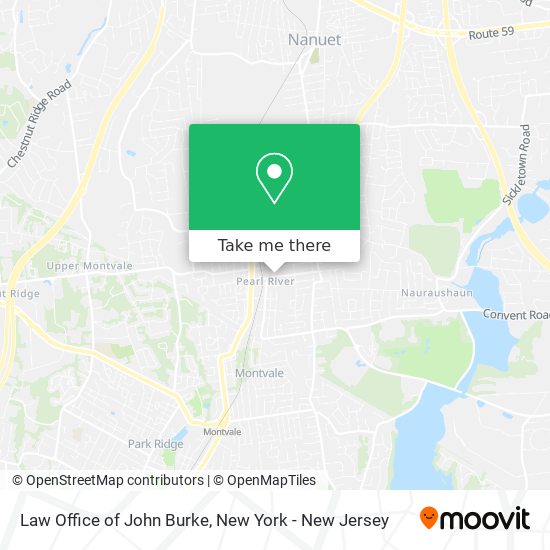 Law Office of John Burke map