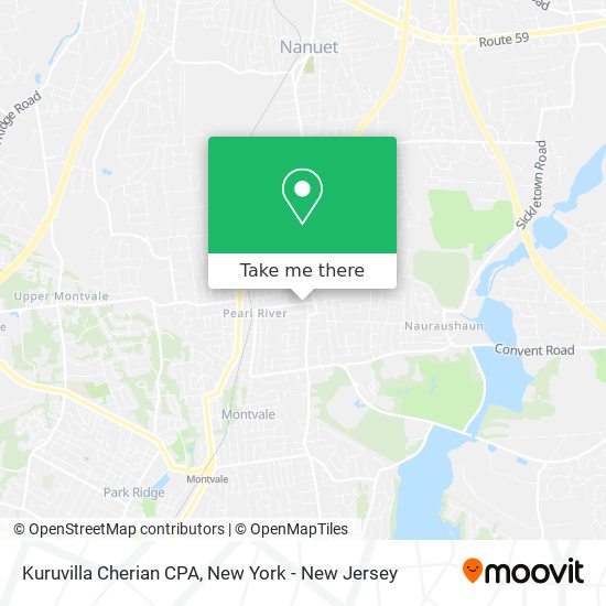 Kuruvilla Cherian CPA map