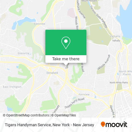 Tigers Handyman Service map