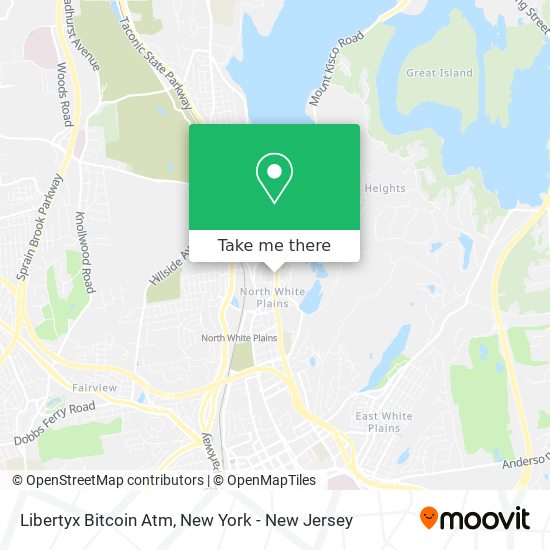 Mapa de Libertyx Bitcoin Atm