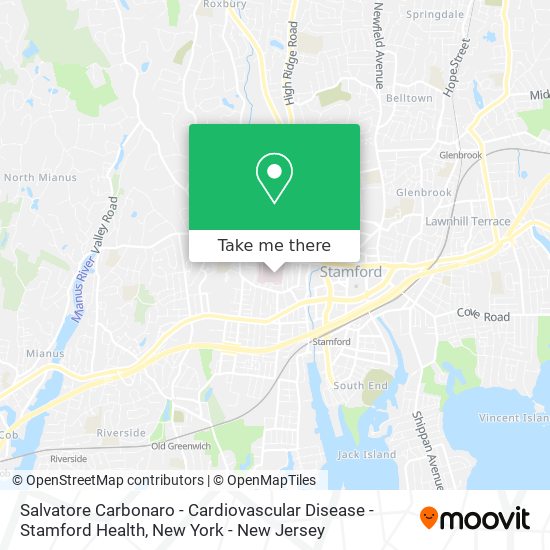 Mapa de Salvatore Carbonaro - Cardiovascular Disease - Stamford Health