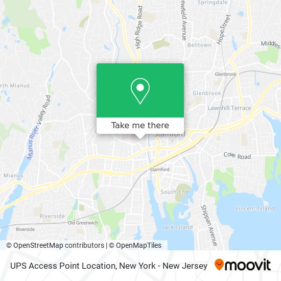 Mapa de UPS Access Point Location