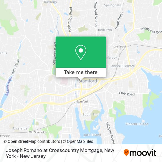 Joseph Romano at Crosscountry Mortgage map