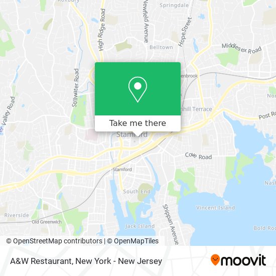 A&W Restaurant map