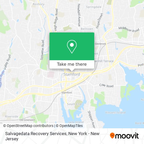 Mapa de Salvagedata Recovery Services