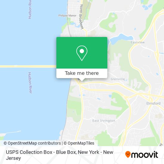 USPS Collection Box - Blue Box map