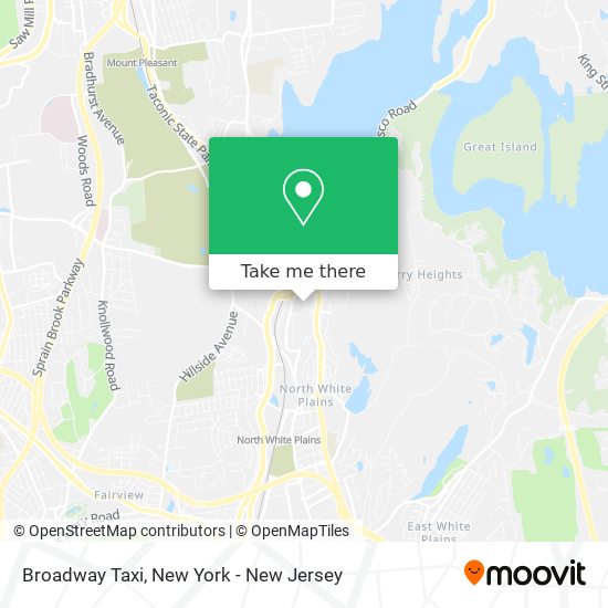 Broadway Taxi map