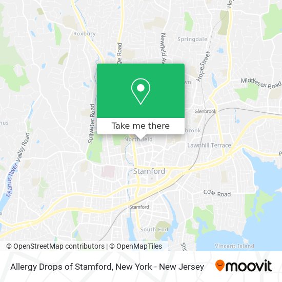 Mapa de Allergy Drops of Stamford