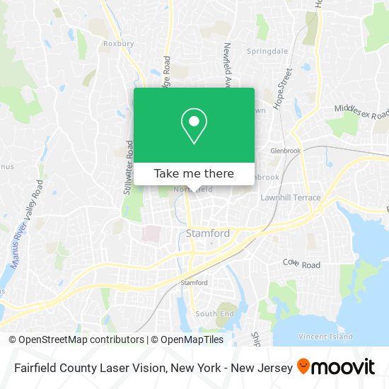 Fairfield County Laser Vision map