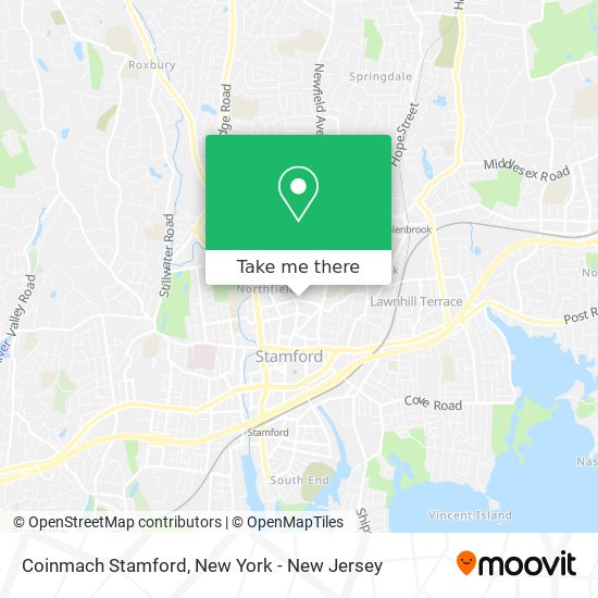 Mapa de Coinmach Stamford