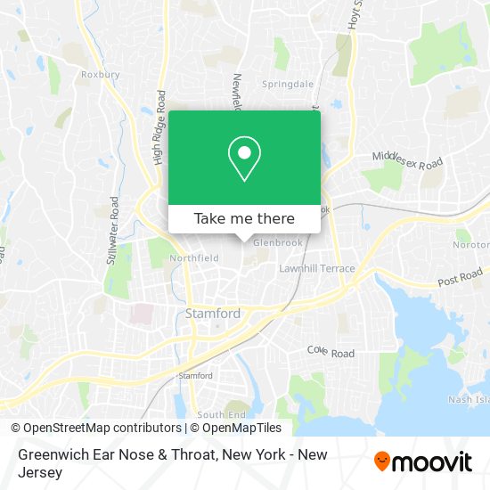 Greenwich Ear Nose & Throat map