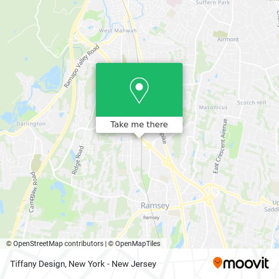 Tiffany Design map