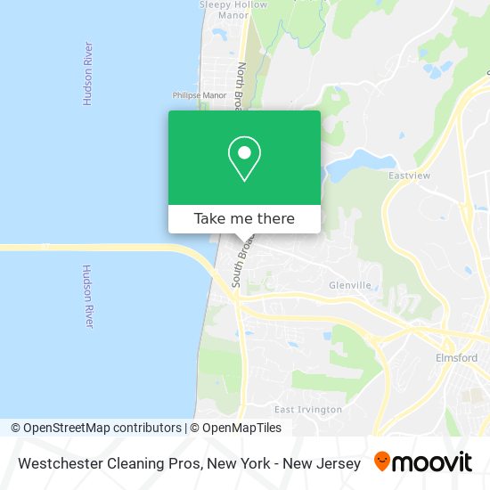 Westchester Cleaning Pros map