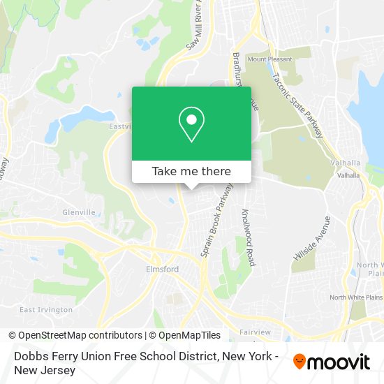 Dobbs Ferry Union Free School District map