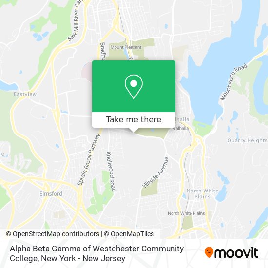 Mapa de Alpha Beta Gamma of Westchester Community College