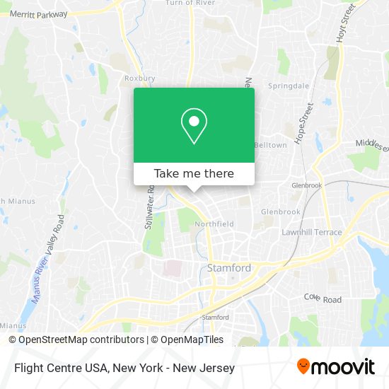 Flight Centre USA map