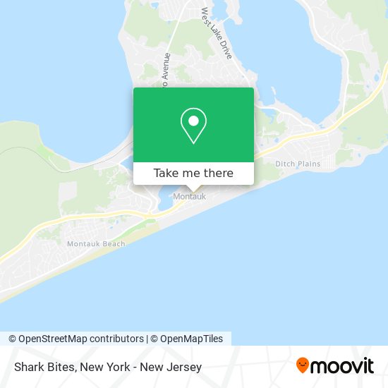 Shark Bites map