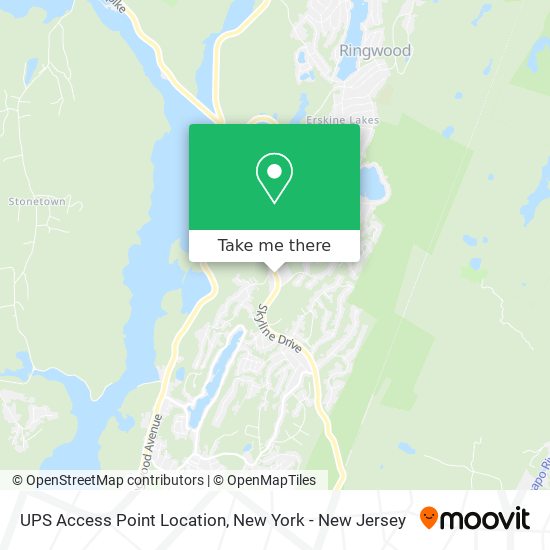 Mapa de UPS Access Point Location