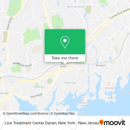 Mapa de Lice Treatment Center Darien