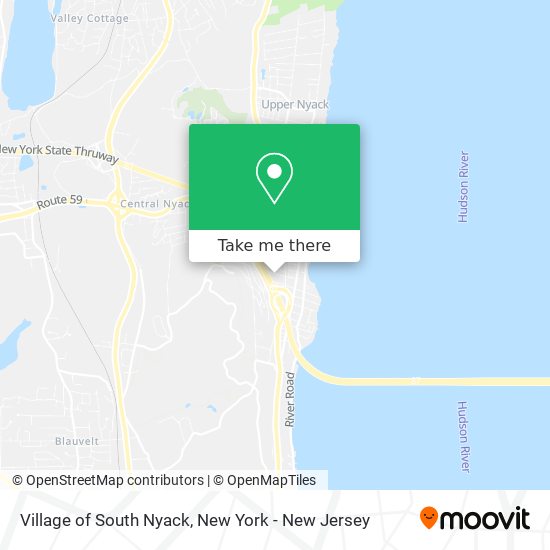 Mapa de Village of South Nyack