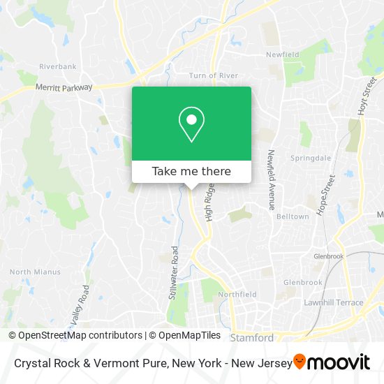 Mapa de Crystal Rock & Vermont Pure