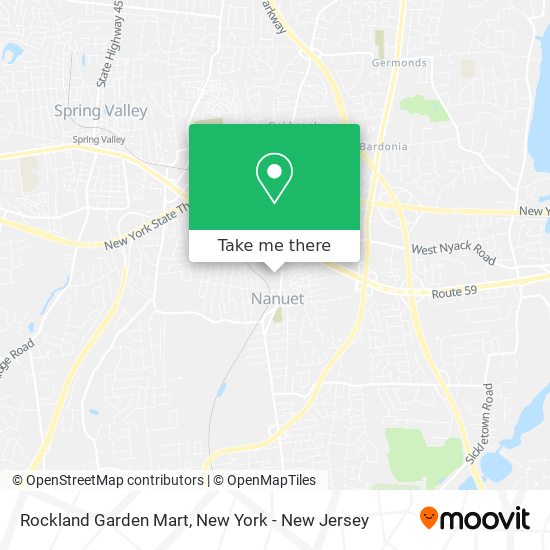 Mapa de Rockland Garden Mart