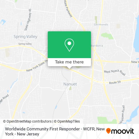 Worldwide Community First Responder - WCFR map