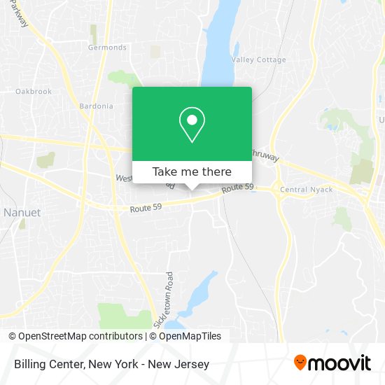 Billing Center map