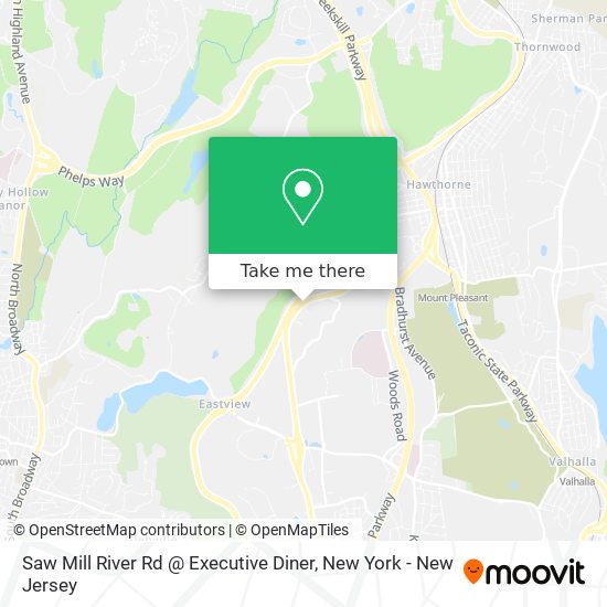 Mapa de Saw Mill River Rd @ Executive Diner