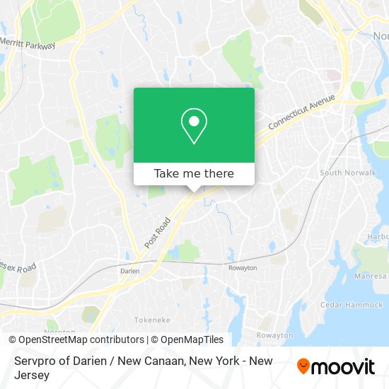 Servpro of Darien / New Canaan map