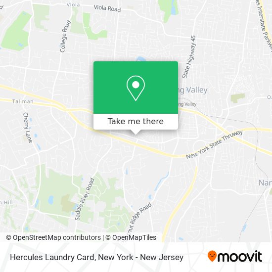 Mapa de Hercules Laundry Card