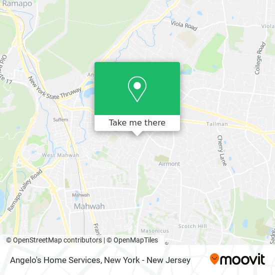 Mapa de Angelo's Home Services